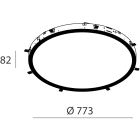 NOVALUX SRL - NOX104432.99 ROTO: INC.LED 63W DALI 4K D=800