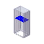 CONCHIGLIA - CON095777397 Acc. Serie GRAFI - Staffe supporto ripiani, profondità 460 mm