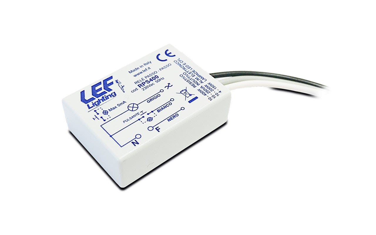 LEF LIGHTING SRL - LEFRPS400 RELE  PASSO-PASSO SILENZIOSO 400W