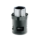 COSMEC - CSM5012M-36408NM Raccordo ad innesto rapido in PA, Metrico 40x1,5 , fil. maschio corto metallico, IP68, nero, AD42,5