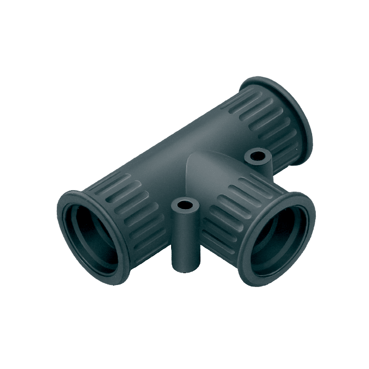 COSMEC - CSM5033-231717N Raccordo di distribuzione a T in TPE, IP68, nero, AD28,5-21,2-21,2