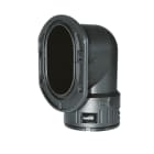 COSMEC - CSM5027-29N67 RACCORDI IP 67 FLANG. 90 D.29,0 NERO