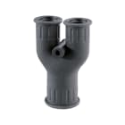 COSMEC - CSM5025-212121N Raccordo di distribuzione a Y in TPE, IP66, nero, AD21,2-21,2-21,2
