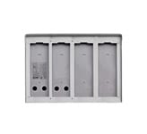 VIMAR SPA - VIWS324 SCATOLA DA PARETE C/CORNICE 4 PLACCHE 2M