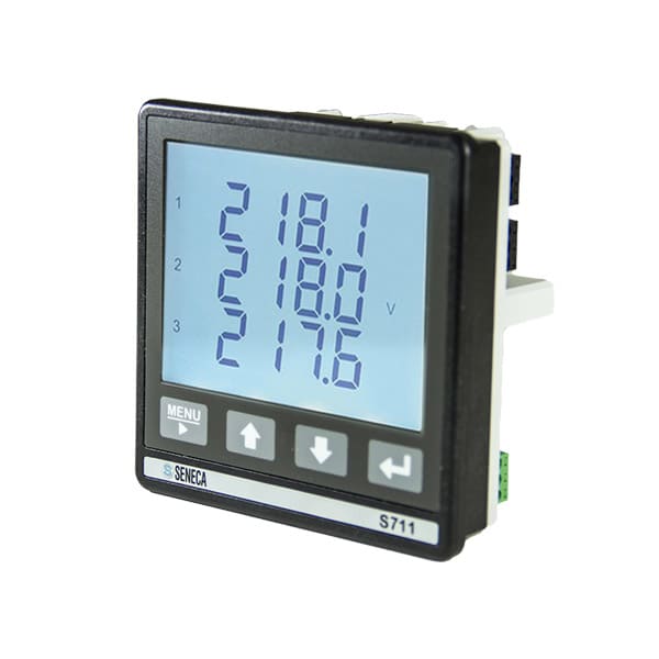 SENECA - SCXS711E6ETH ANALIZ E TA1/5A ETHERNET 8MB DI/DO LCD