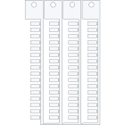 BRADY ITALIA - MODSA4X10 TAG 4X10 4 STICKS WHITE 2048-ETICHETTA