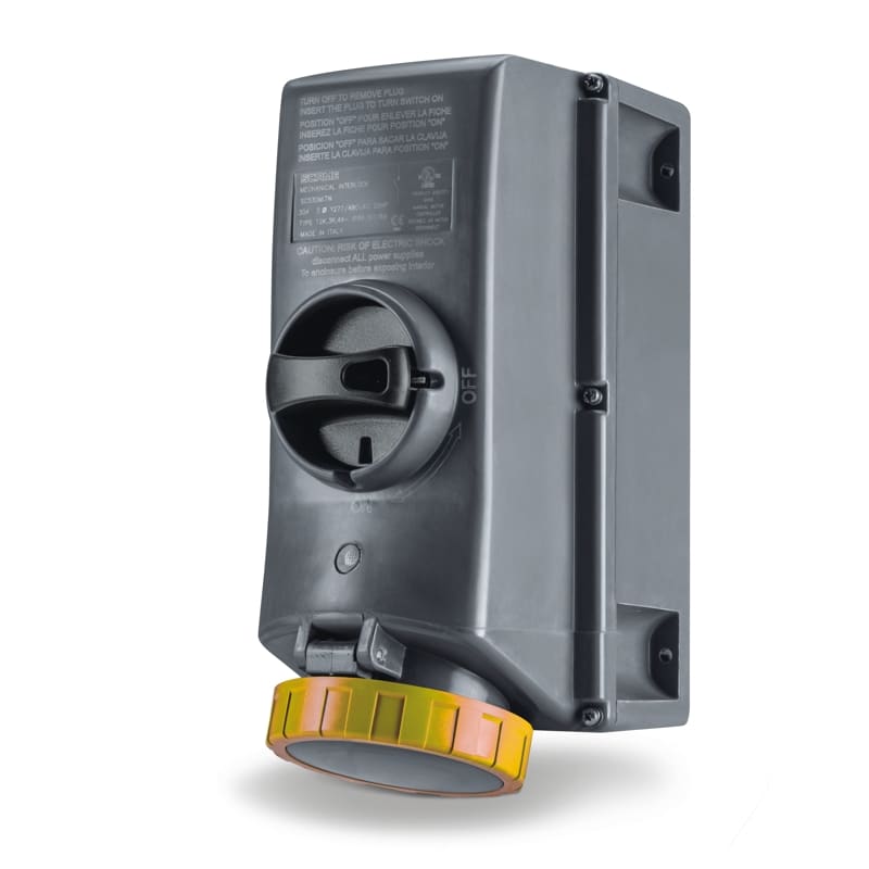 SCAME PARRE SPA - SCASCM330MI4W PRESA INTERBL. 30A 2P 3W 4H