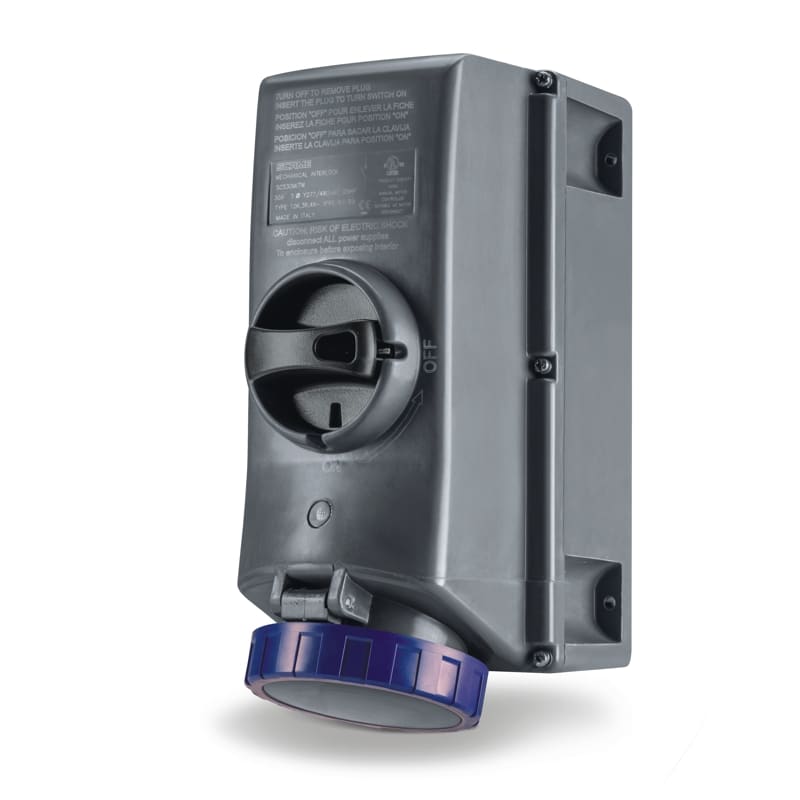 SCAME PARRE SPA - SCASCM530MI9W PRESA INTERBL. 30A 4P 5W 9H