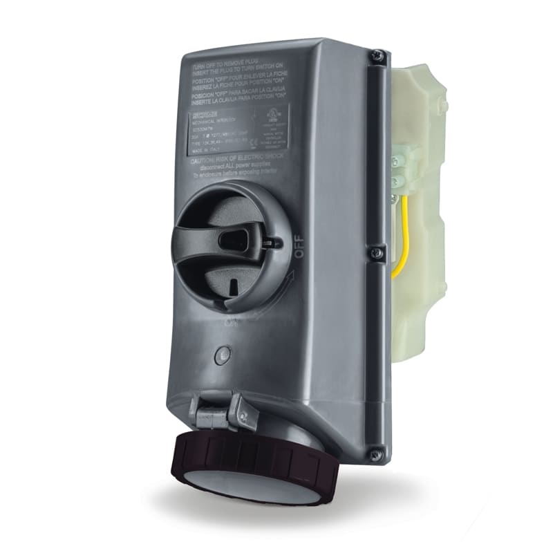 SCAME PARRE SPA - SCASCM430MI5W-NB PRESA INTERBL. 30A 3P 4W 5H