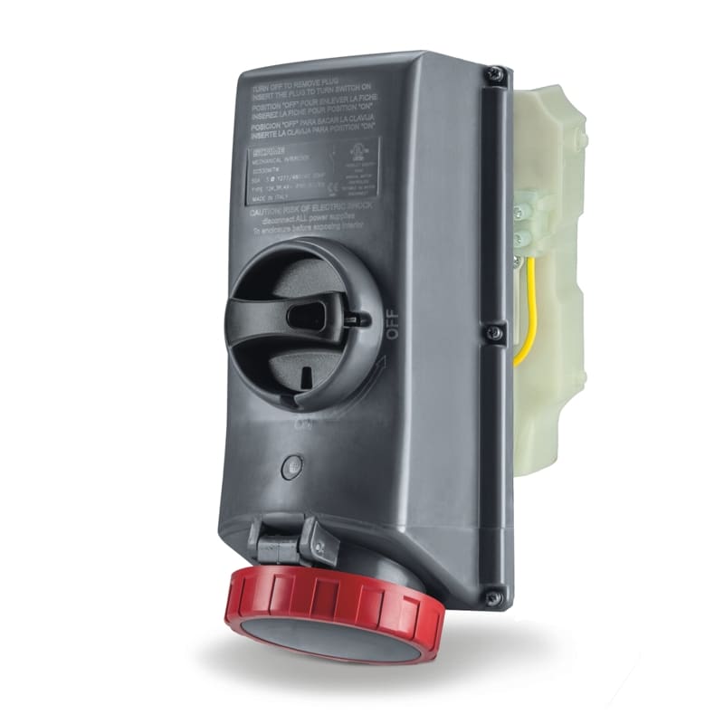 SCAME PARRE SPA - SCASCM460MI7W-NB PRESA INTERBL. 60A 3P 4W 7H