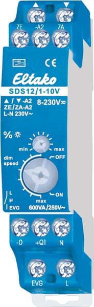 ELTAKO - EAK21100800 1-10V CONTROL DIMMER FOR ECG, 1 NO 600VA