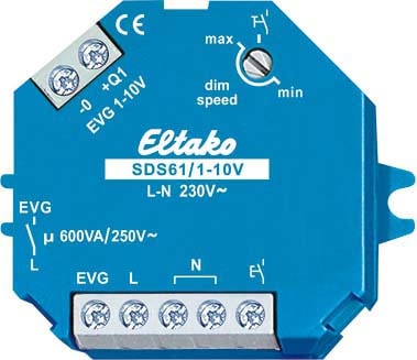 ELTAKO - EAK61100800 1-10V CONTROL DIMMER FOR ECG, 1 NO 600VA