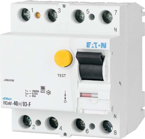 EATON - EAO187421 FRCMM-40/4/03-G/F DIFF.PURO 4P 40A 03 G/