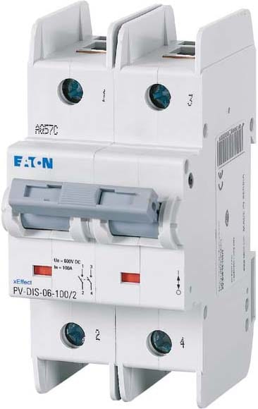 EATON - EAO185502 PV-DIS-06-100/2 SEZ.PV 2P 100A 600V A LE