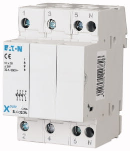 EATON - EAO112224 C10-SLS/32/3N PORTAFUS 10,3X38 3P+N