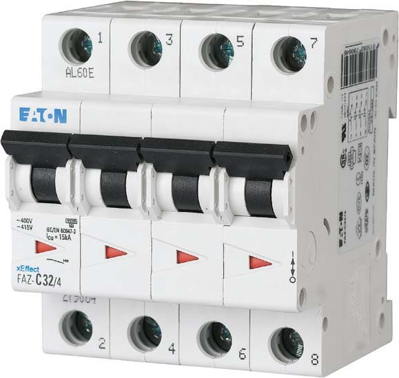 EATON - EAO279078 FAZ-D6/4 INT. MT 10KA 4P D 6A