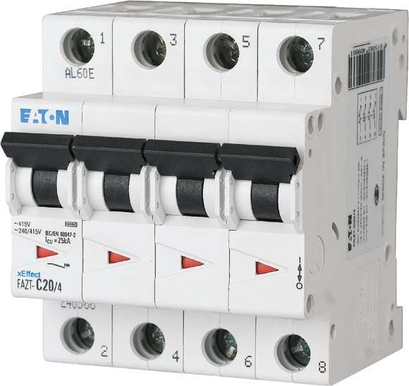 EATON - EAO240939 FAZT-B25/4 INT. MT 15KA 4P B 25A