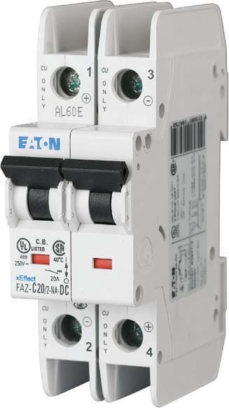 EATON - EAO120650 FAZ-C40/2-NA-DC INT.AUT 2P 40A C UL489B