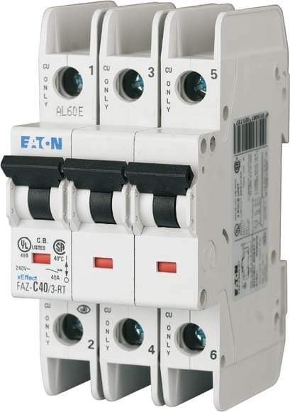 EATON - EAO102287 FAZ-C10/3-RT INT.AUT. UL/CSA 3P 10A C 10