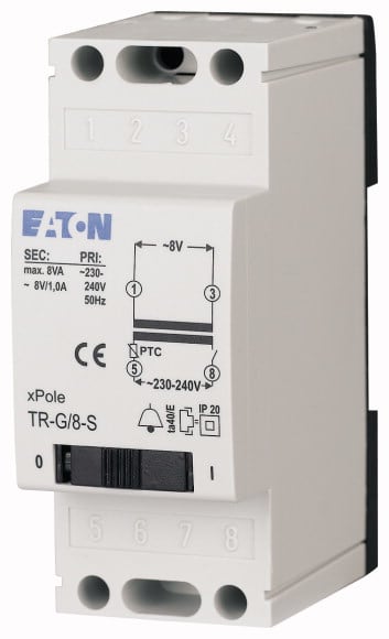 EATON - EAO272483 TR-G3/18 TRAFO CAMPANELLI 18 VA 230/4-8-