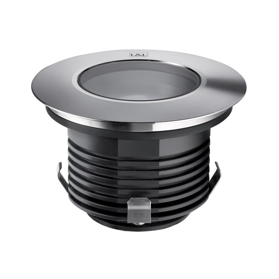 L&L LUCE E LIGHT - L&LSY54000FLI SMOOTHY 5.4 24VDC 10W 2700K 38 INOX