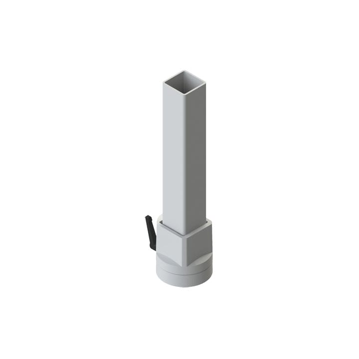 DKC-RAMBLOCK - RMBR5SHSDF SNODO ROT DIRITTO ATTACCO ALUFRAME 80X80