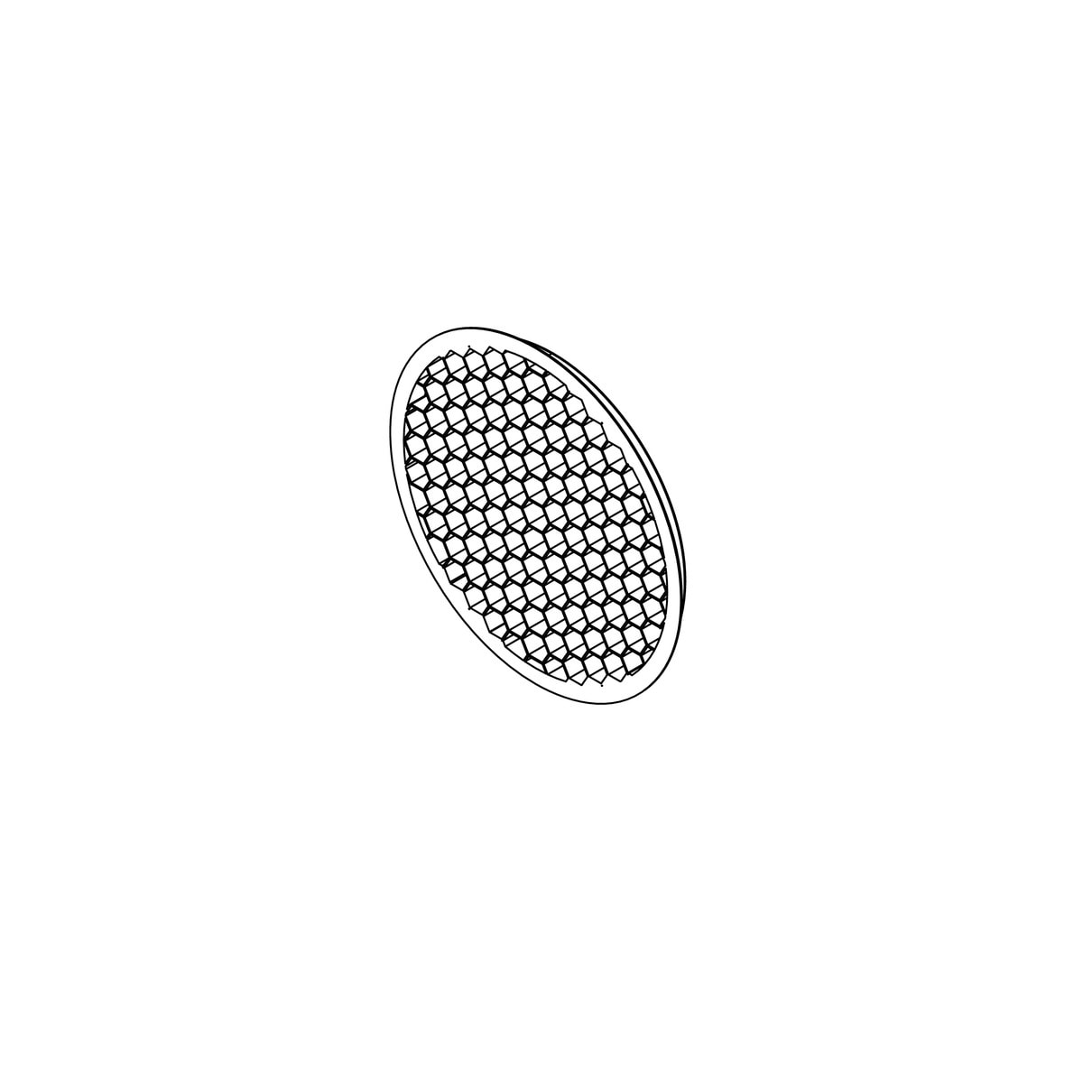 NOVALUX SPA - NOX104042.02 HONEYCOMB PER GHOST E SPYGLASS D=72 NERO