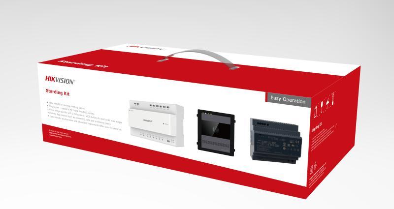 HIKVISION ITALY SRL - HIK305304924 DS-KIS711 : KIT START SISTEMA 2FILI HD