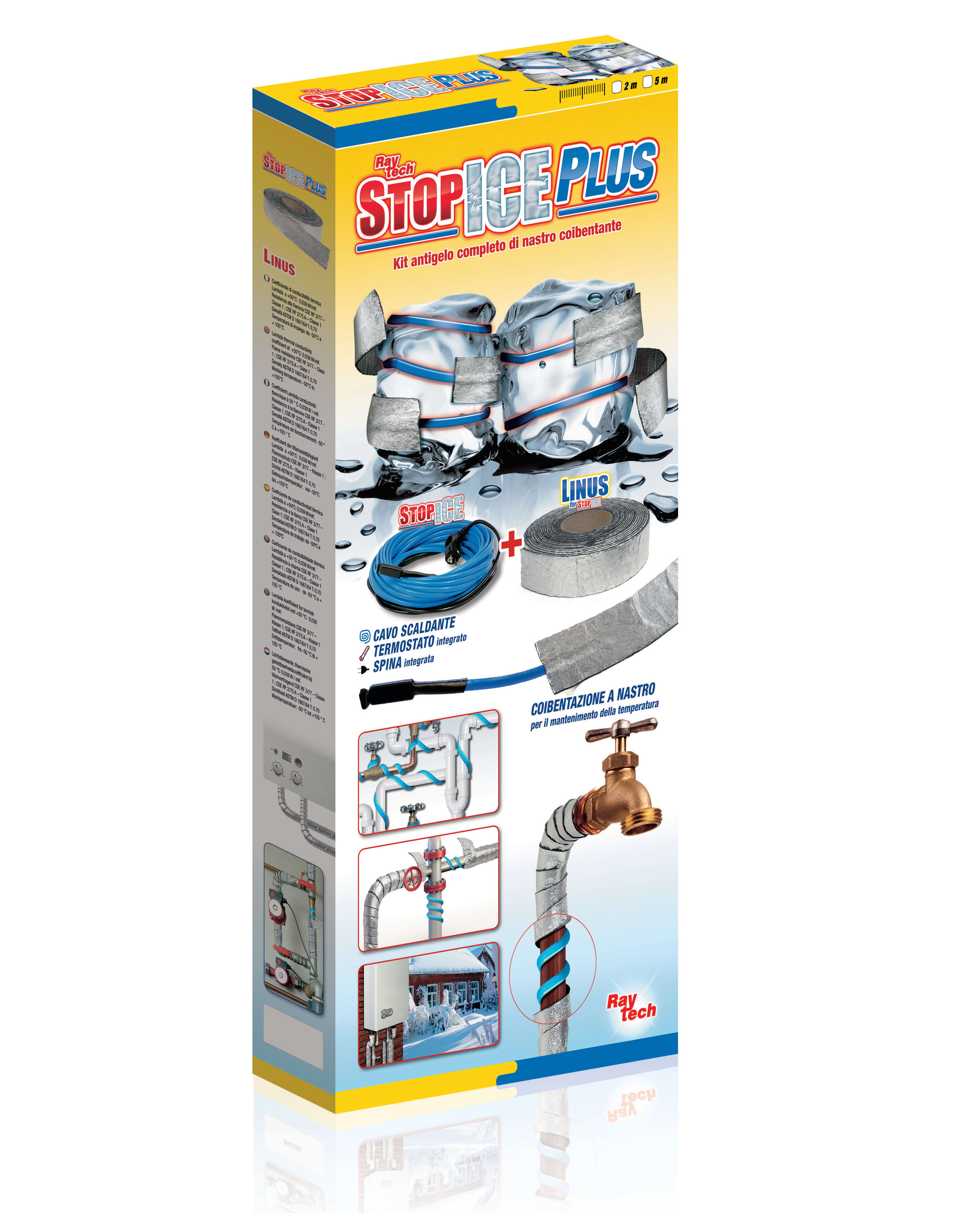 RAYTECH SRL - RYTSTOPICEPLUS5 STOP ICE PLUS 5 KIT ANTIGELO POT. COSTAN