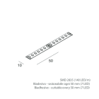 NOVALUX SPA - NOX100950.99 STRIP LED 14,4W/m 24Vdc SMD 2835 (140 LED/m) da dissipare obbligatoriamente tramite profili in alluminio a catalogo.IP20 CRI90. Garanzia 5 anni.