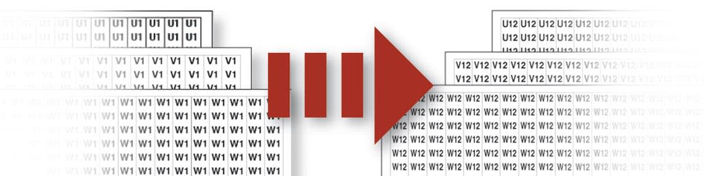 CEMBRE SPA - CEM25109-Z2 STRISCE ADESIVE SEGNACAVO ALFANUMERICHE, IN FILM SOTTILE DI POLIESTERE