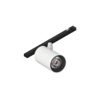NOVALUX SPA - NOX108504.01 MIR SPOT 48V: Faretto 48V in lega di alluminio pressofuso verniciato, provvisto di riflettore satinato nero in polimero tecnico, completo di adattator