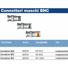 NUOVA BETACAVI SRL - BTV505034 CONNETTORE BNC MASCHIO COMPRES.X HD8035