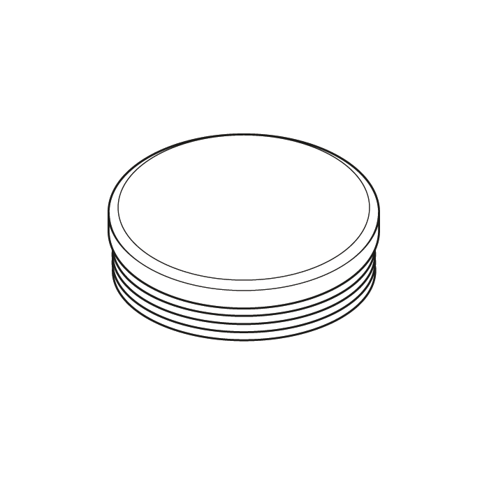 LOMBARDO - LOMLB1100082 TAPPO PALO STILL NERO