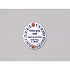 CEMBRE SPA - CEM990858 TARGA MG-SIGNS PVCA ROSSA TONDA 40 MM.