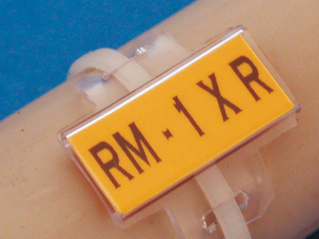 CEMBRE SPA - CEM49044 TARGHETTE PER CAVI E COMPONENTI, PREFUSTELLATE, IN PVC RIGIDO