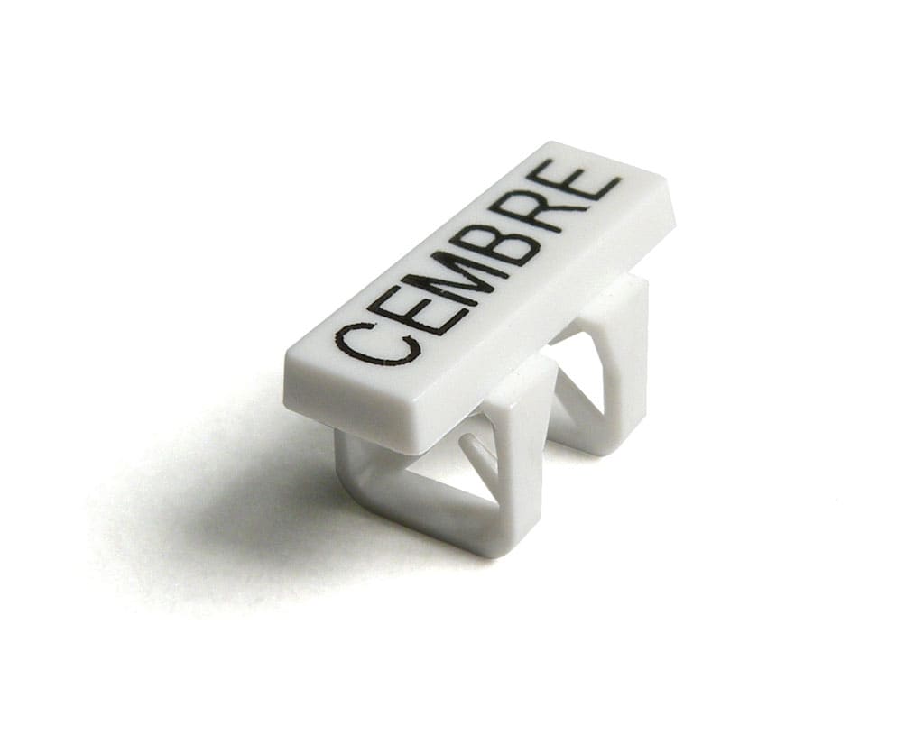 CEMBRE SPA - CEM40241 TARGH.SEGNACAVO MG-TDM-02 4X16 MM.GIALLO