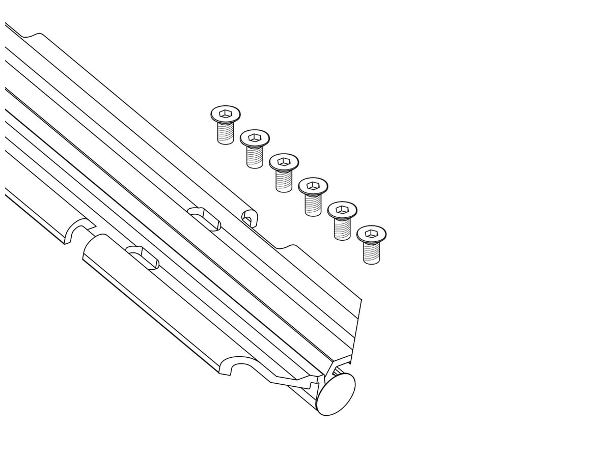 NOVALUX SRL - NOX16234.01 THE PANEL: SNODO 300 BIANCO NO SOSP.