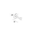 NOVALUX SPA - NOX107704.01 TITTI: KIT GANCIO A PARETE BIA