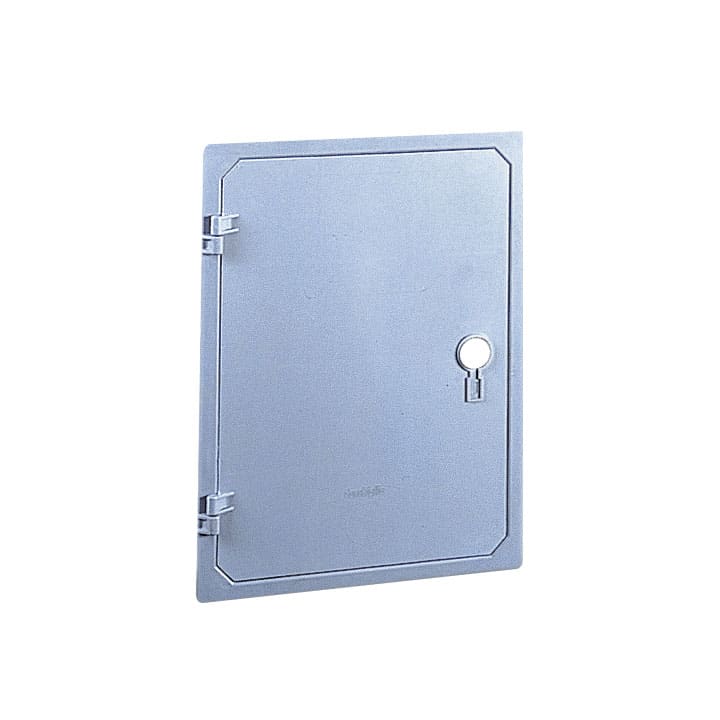 CONCHIGLIA - CON076600105 Serie TPV - Sportello in vetroresina per nicchia 592x442 mm (AxB), senza serratura