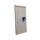 CONCHIGLIA - CON076100007 Serie TPV - Sportello in vetroresina per nicchia 510x200 mm (AxB), serratura con chiave Y21