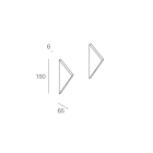 NOVALUX SPA - NOX1018C4.99 V-30: COPPIA TESTATE CARTONGESSO VELETTA