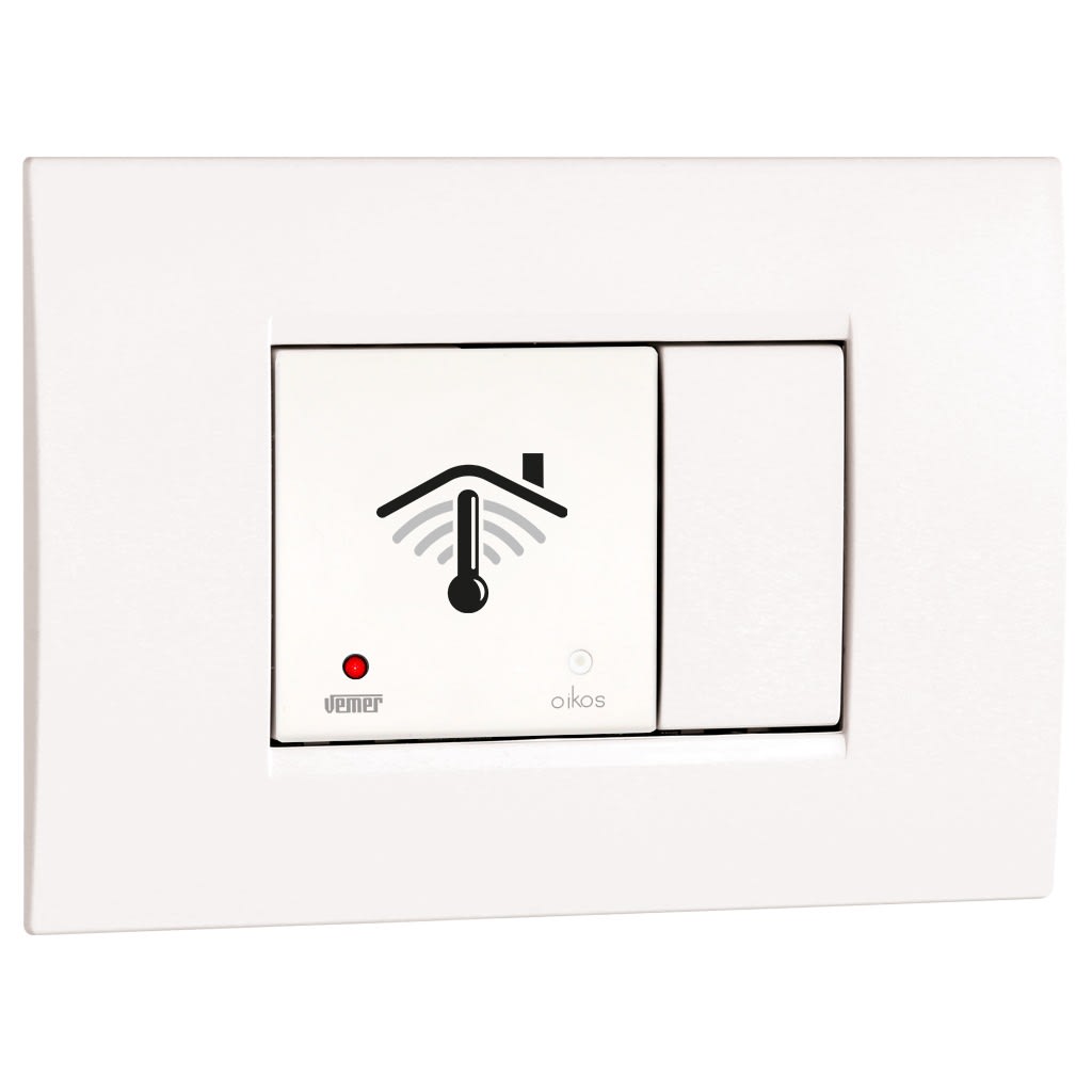 VEMER SPA - VEMVE796000 OIKOS WIFI CRONOT. INC. 2 MOD. BIANCO