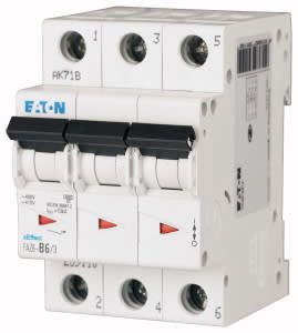 EATON - EAO239117 FAZ6-B40/3 INT. MT 6KA 3P B 40A