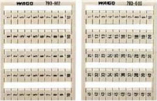 WAGO ITALIA SRL - WAG793-666 SCHEDA DI MARCATURA WMB COME SCHEDA, BIA