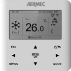 AERMEC - AEWWRC50W PANNELLO A FILO CON WIFI E BT