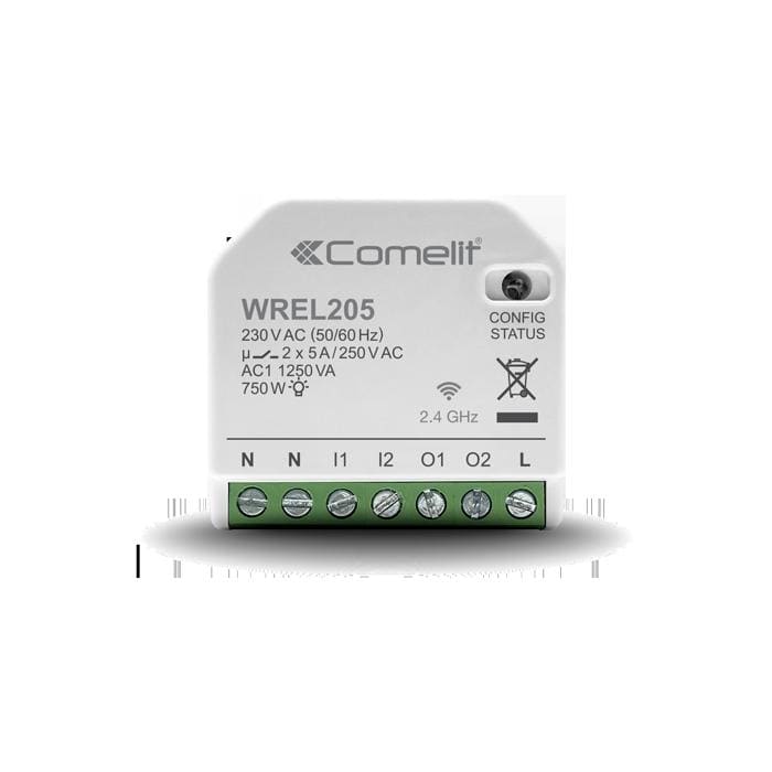 COMELIT GROUP SPA - COEWREL205 MODULO WI-FI GESTIONE LUCI 2 USCITE 5A