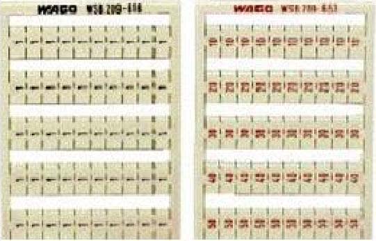 WAGO ITALIA SRL - WAG209-618 SCHEDA DI MARCATURA WSB COME SCHEDA, BIA