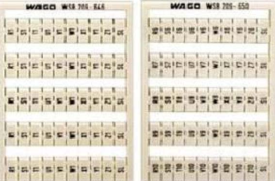 WAGO ITALIA SRL - WAG209-692 SCHEDA DI MARCATURA WSB COME SCHEDA, BIA