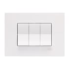 ABB SPA - ABBZ0400BL Z2474.1 BL - Placca In Policarb. 4M